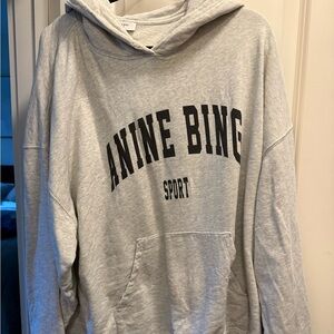 Anine Bing Sport Harvey Gray Hoodie